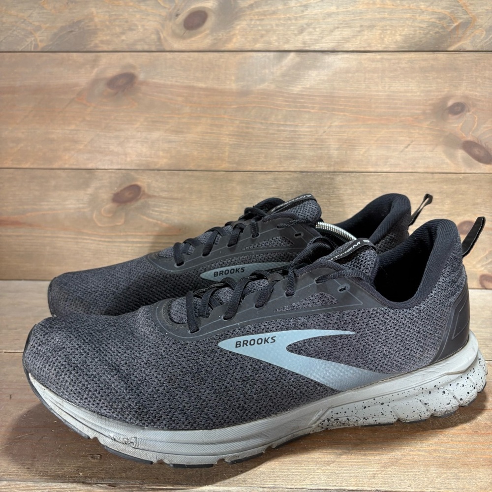 brooks anthem 3 mens size 13 shoes black gray athletic running sneakers